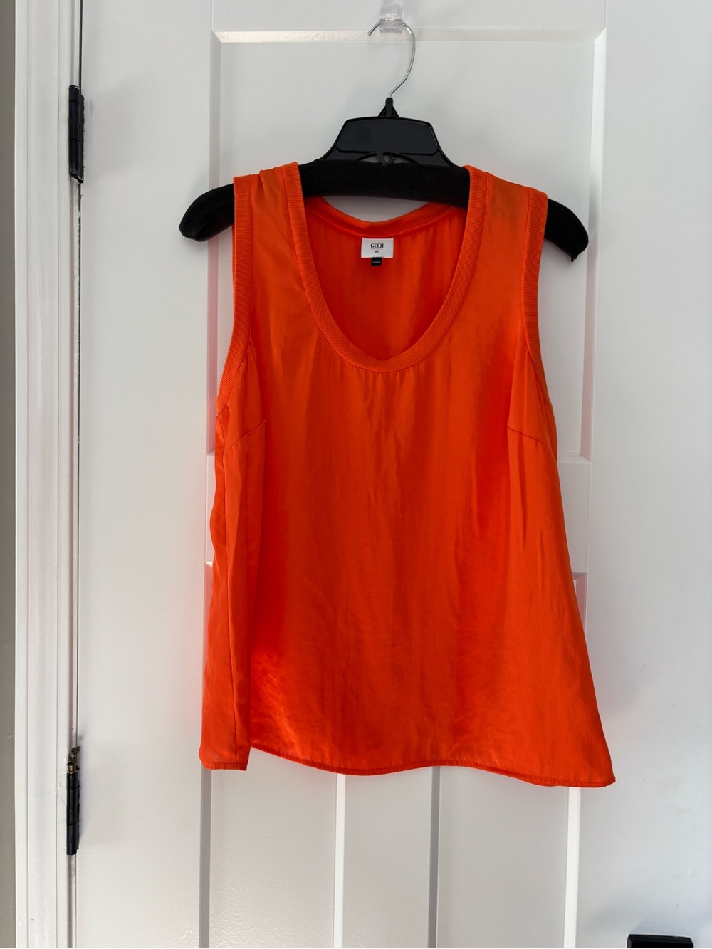 Cabi Women's Orange Sleeveless Scoop Neck Tank Daydream 6732 new
